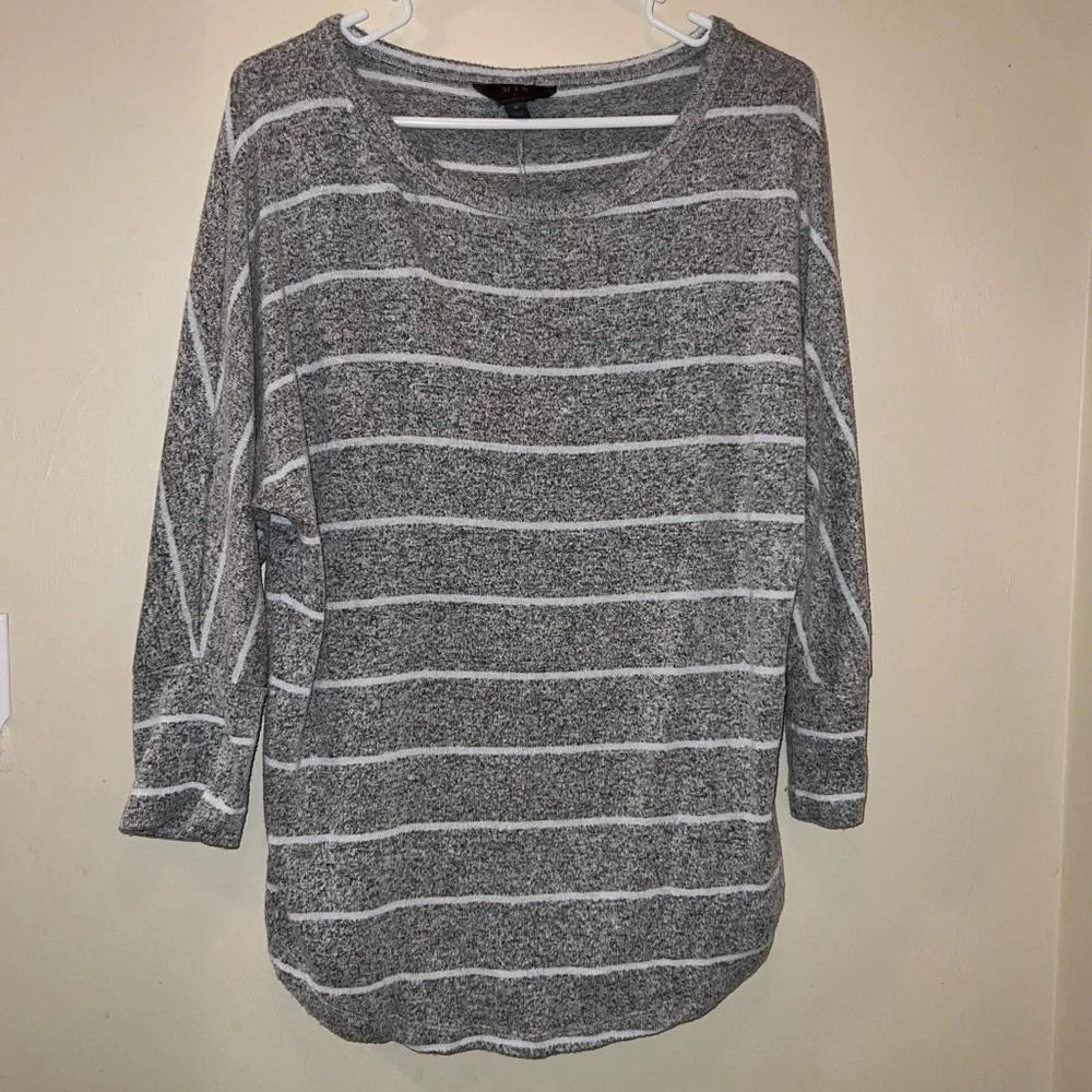 Mix by 41 Hawthorne 3/4 Cuffed Sleeve Sweater